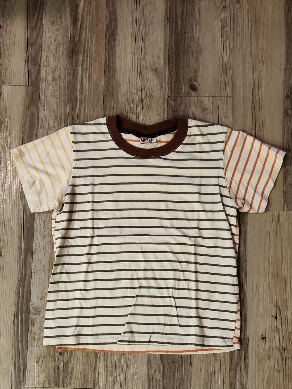 Big Bud Press Striped T Shirt Size P